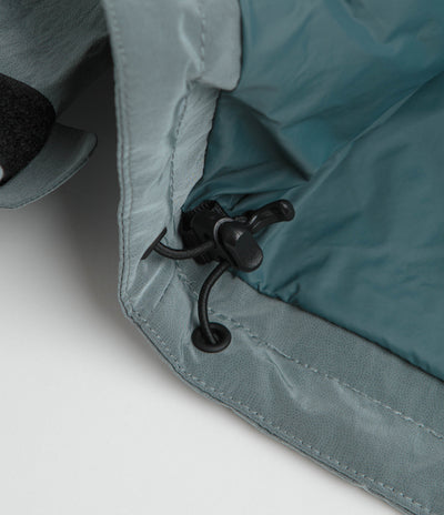 Dime Taffeta Windbreaker Full Zip Jacket in Frost