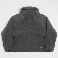 Dime Taffeta Windbreaker Full Zip Jacket in Storm thumbnail
