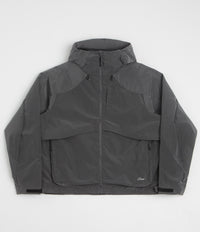 Dime Taffeta Windbreaker Full Zip Jacket in Storm