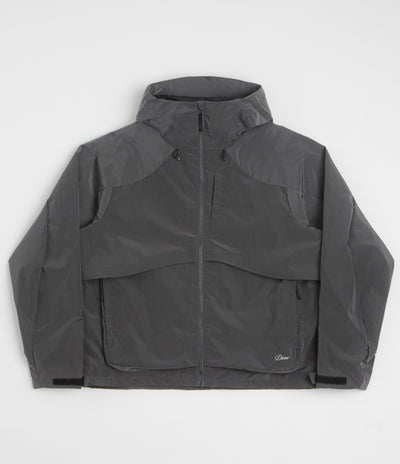 Dime Taffeta Windbreaker Full Zip Jacket in Storm