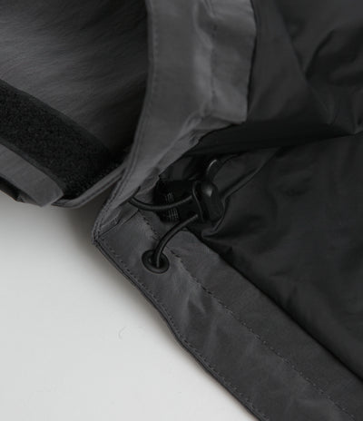 Dime Taffeta Windbreaker Full Zip Jacket in Storm