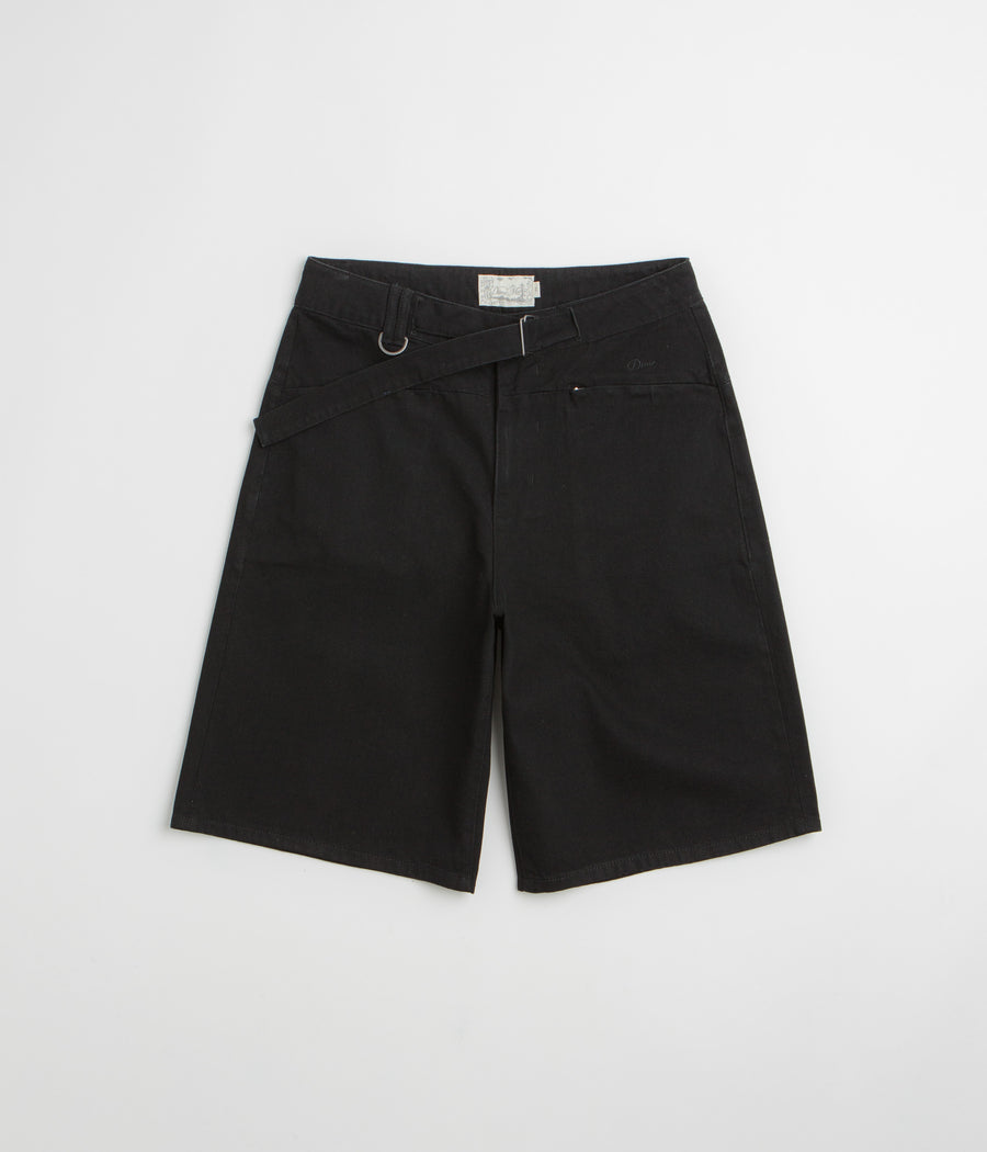 Dime Tech Denim Shorts in Black