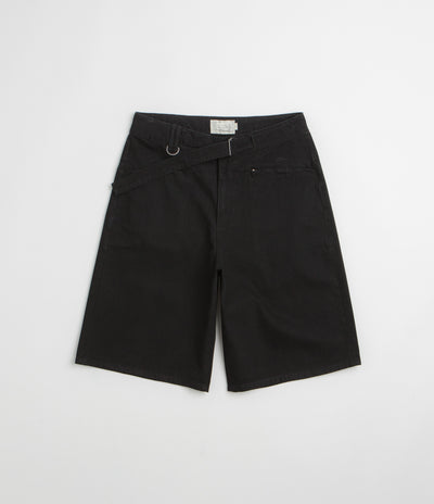 Dime Tech Denim Shorts in Black