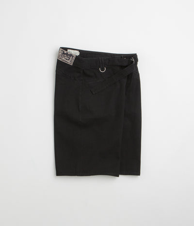 Dime Tech Denim Shorts in Black