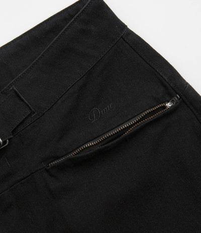 Dime Tech Denim Shorts in Black