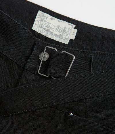 Dime Tech Denim Shorts in Black