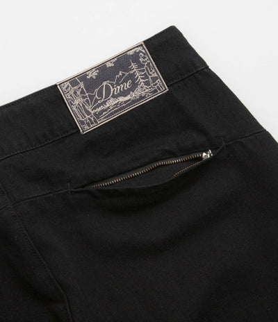 Dime Tech Denim Shorts in Black