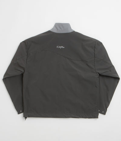 Dime Two Tone Windbreaker Jacket in Charcoal