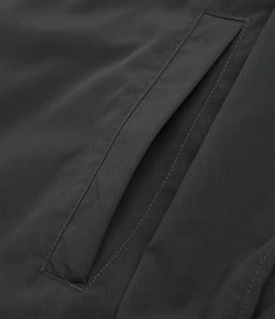 Dime Two Tone Windbreaker Jacket in Charcoal