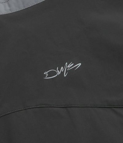Dime Two Tone Windbreaker Jacket in Charcoal