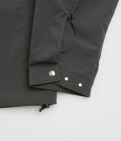 Dime Two Tone Windbreaker Jacket in Charcoal