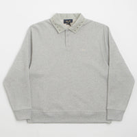 Dime Wave Rugby Shirt in Heather Grey thumbnail