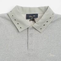 Dime Wave Rugby Shirt in Heather Grey thumbnail