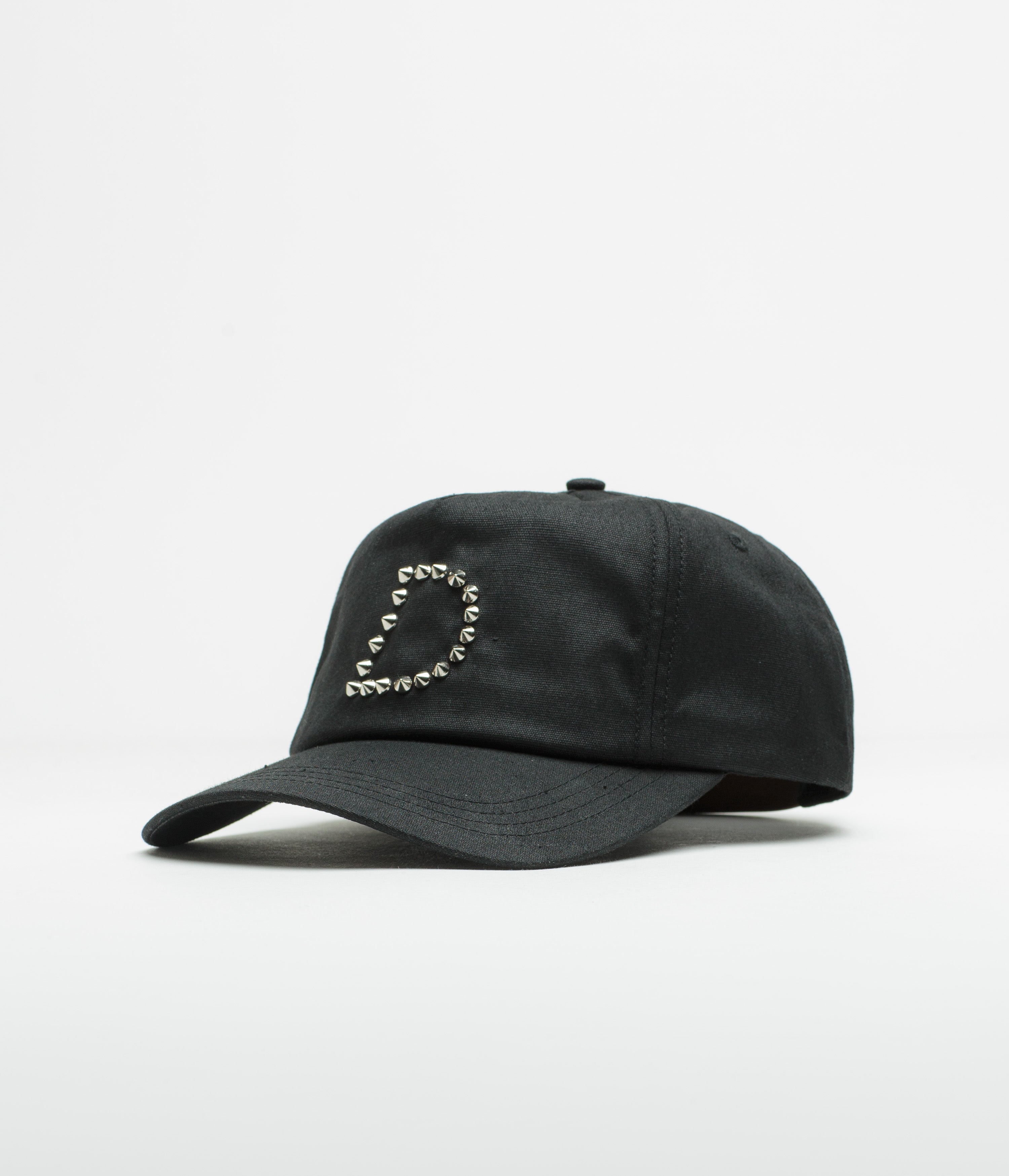 Dime Waxed Worker Cap in Black