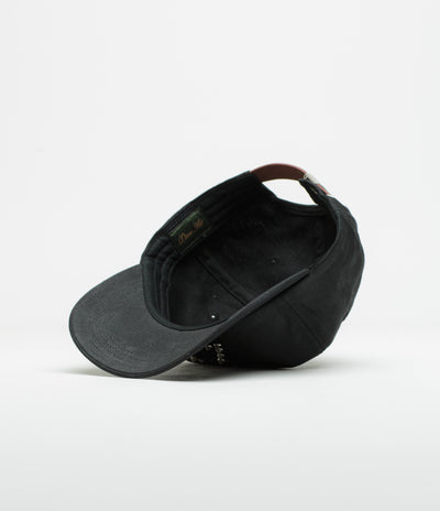 Dime Waxed Worker Cap in Black