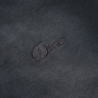 Dime Womens Cropped Full Zip Hoodie in Black Washed thumbnail