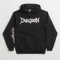 Dungeon Chain Logo Hoodie in Black and White thumbnail