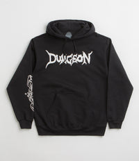 Dungeon Chain Logo Hoodie in Black and White