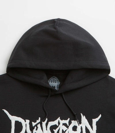 Dungeon Chain Logo Hoodie in Black and White