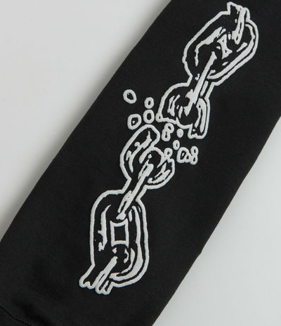 Dungeon Chain Logo Hoodie in Black and White