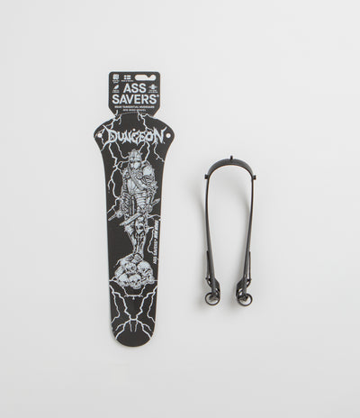 Dungeon Cold Steel Ass Saver Mudguard - Black / White