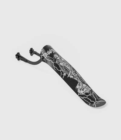 Dungeon Cold Steel Ass Saver Mudguard - Black / White