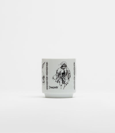 Dungeon Dragon Dies Mug - White