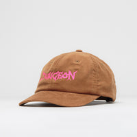 Dungeon Embroidered Logo Cap in Camel and Neon Pink thumbnail