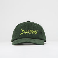 Dungeon Embroidered Logo Cap in Olive and Tennis Yellow Cord thumbnail