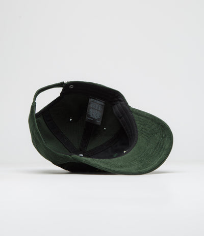 Dungeon Embroidered Logo Cap in Olive and Tennis Yellow Cord