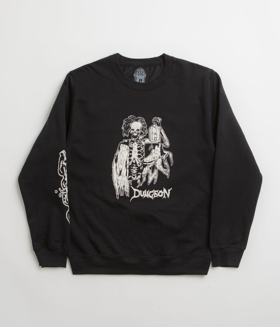 Dungeon Lights Out Crewneck Sweatshirt in Black