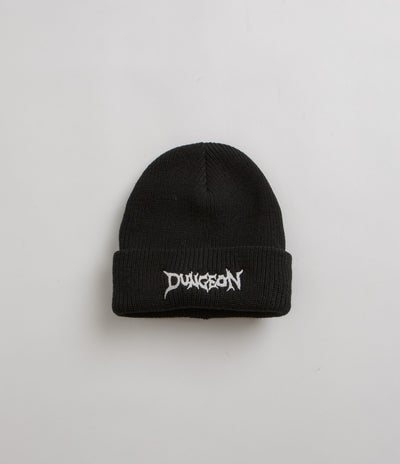 Dungeon Logo Beanie - Black / Glow in the Dark