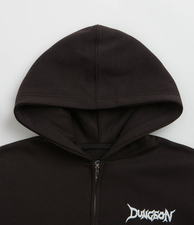 Dungeon Night Wing Full Zip Hoodie - Black