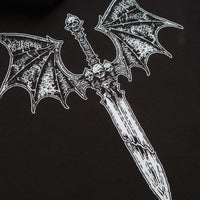 Dungeon Night Wing Full Zip Hoodie - Black thumbnail