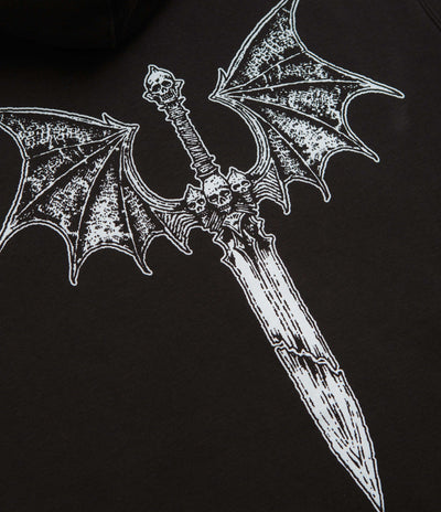 Dungeon Night Wing Full Zip Hoodie - Black