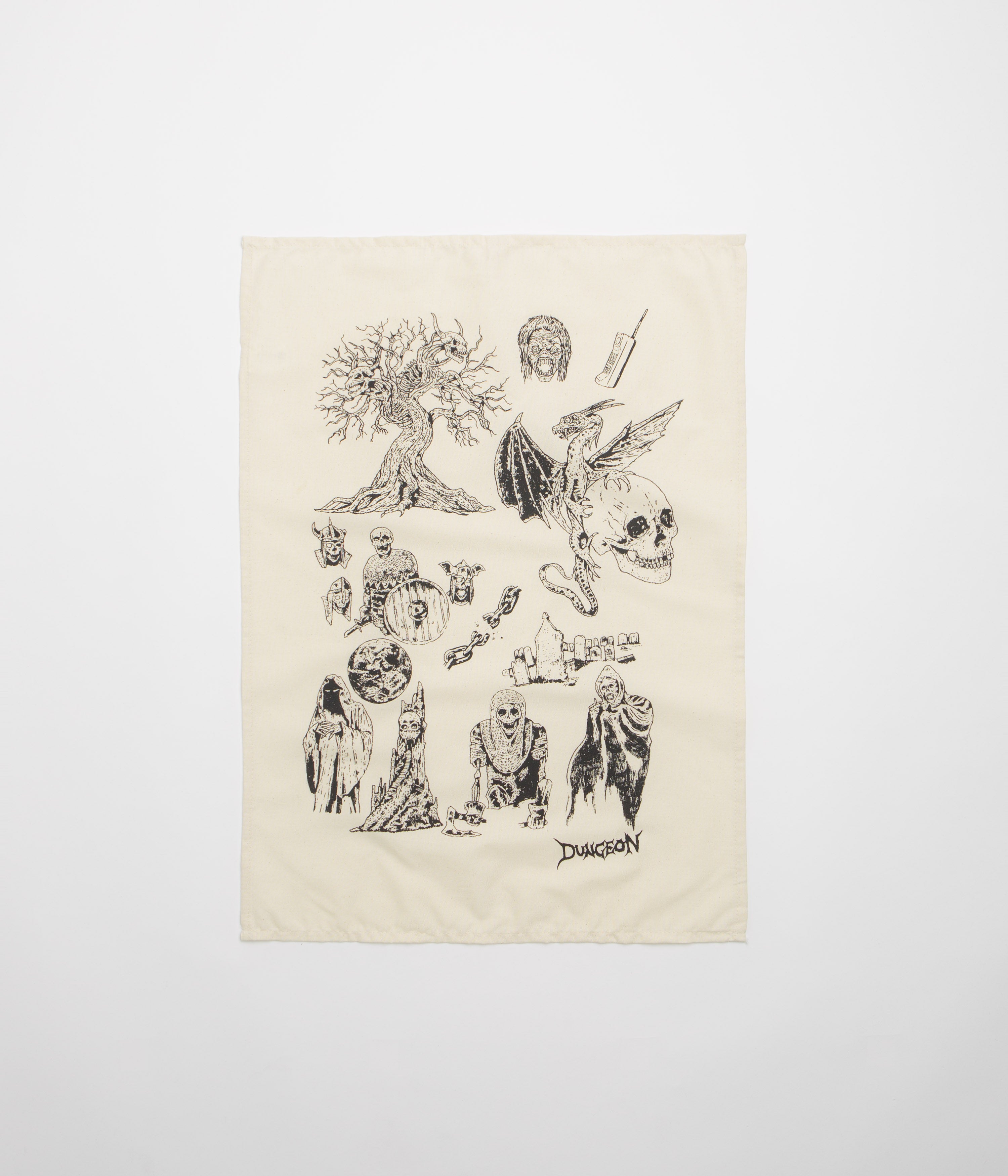 Dungeon Nightwinds Tea Towel in Natural