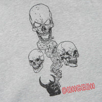 Dungeon No Body Lives Hoodie - Grey thumbnail