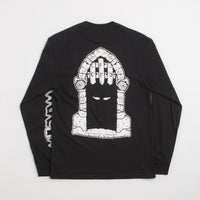Dungeon Portcullis Logo Long Sleeve T-Shirt in Black thumbnail
