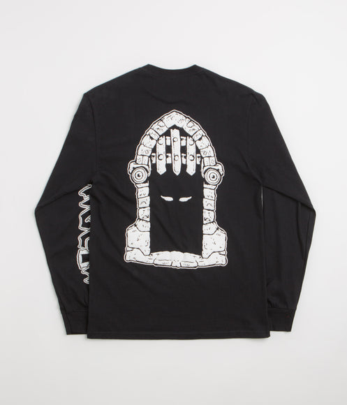 Dungeon Portcullis Logo Long Sleeve T-Shirt - Black