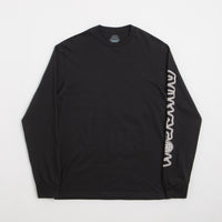 Dungeon Portcullis Logo Long Sleeve T-Shirt in Black thumbnail