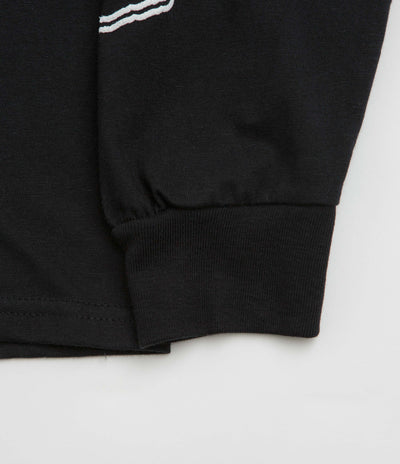 Dungeon Portcullis Logo Long Sleeve T-Shirt in Black