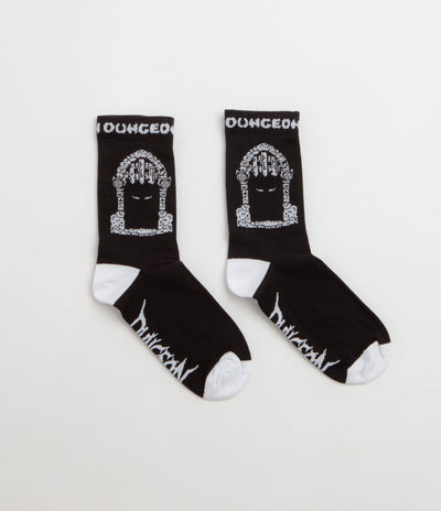 Dungeon Portcullis Socks - Black