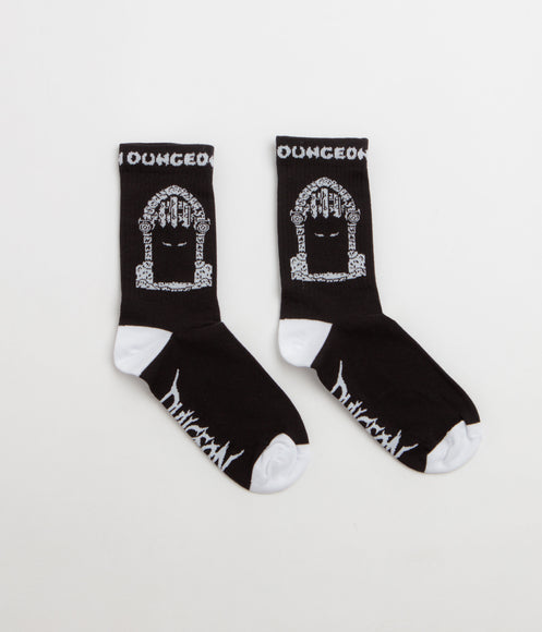 Dungeon Portcullis Socks - Black