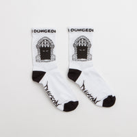 Dungeon Portcullis Socks - White thumbnail