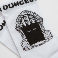Dungeon Portcullis Socks - White thumbnail