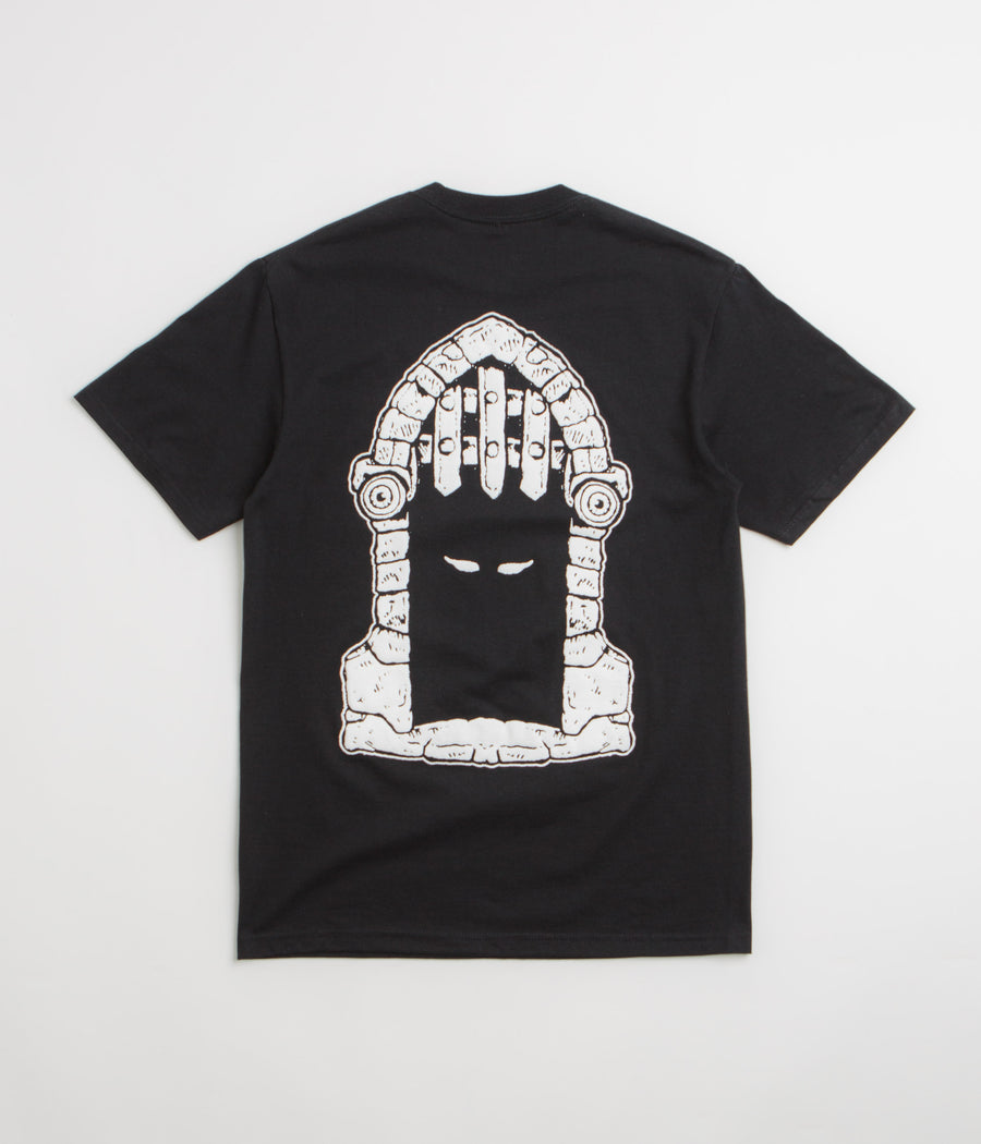 Dungeon Portcullis T-Shirt in Black and White