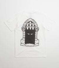Dungeon Portcullis T-Shirt in White and Black