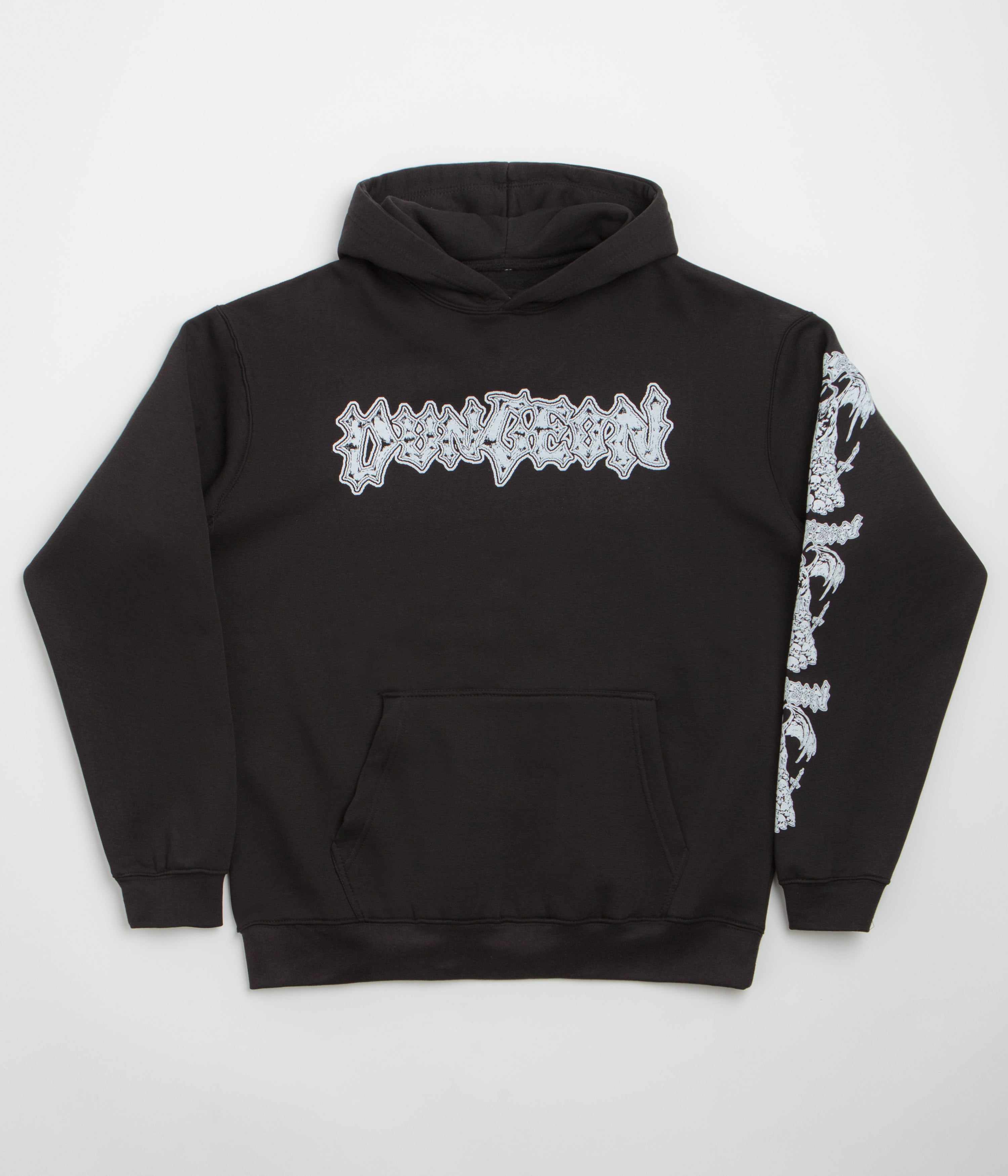 Dungeon Ritual Steel Hoodie in Black