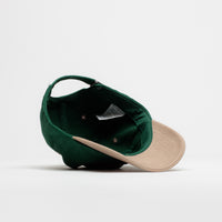 Dungeon Scrawl Logo Brushed Canvas Cap in Green Taupe and Copper thumbnail