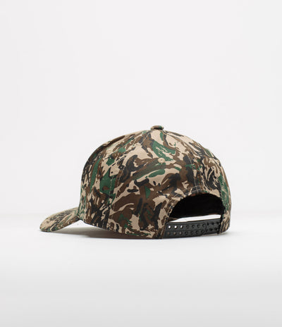 Dungeon Scrawl Logo Camo Cap - Camo / Orange